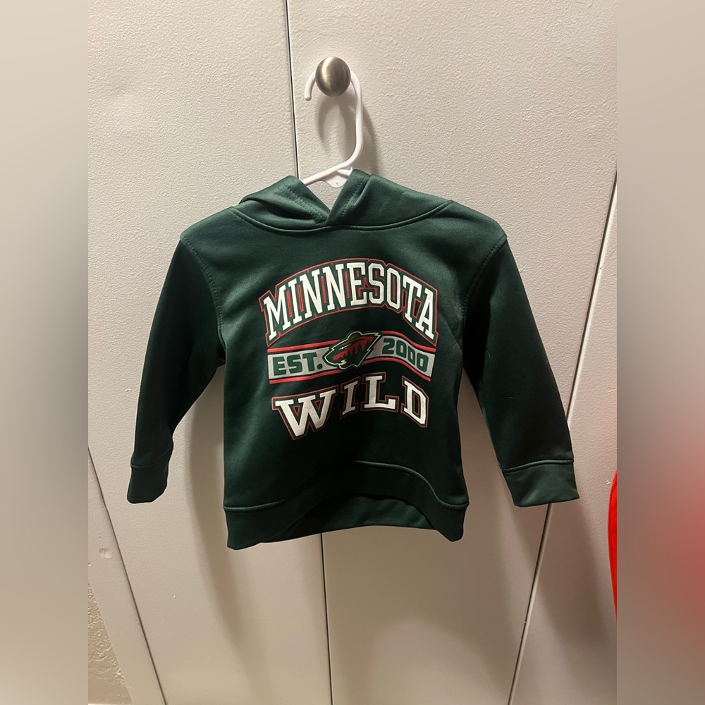 MN Wild toddler hoodie